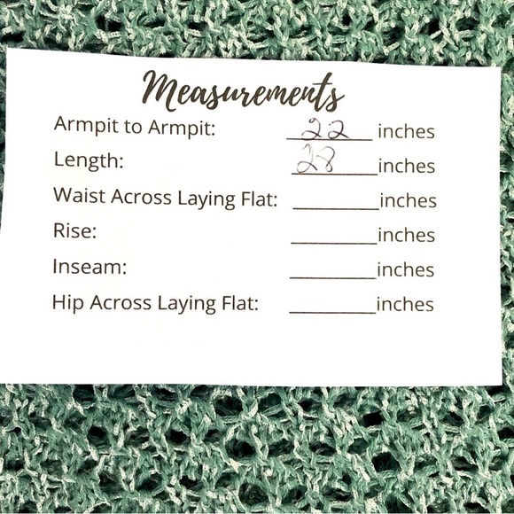 Chico’s aqua semi sheer crochet sweater drop shoulder long sleeve M (Chico’s 1) - Picture 9 of 12